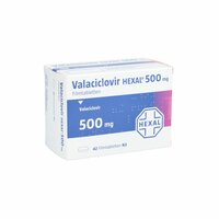 Valaciclovir HEXAL 500mg, 42 st, HEXAL AG