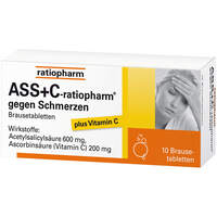 ASS+C-ratiopharm gegen Schmerzen, 10 Stk., ratiopharm GmbH