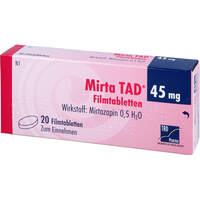 Mirta TAD 45mg Filmtabletten, 20 st, TAD Pharma GmbH