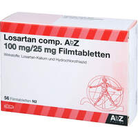Losartan comp. AbZ 100 mg/25 mg Filmtabletten, 56 Stk., Abz Pharma GmbH