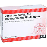 Losartan comp. AbZ 100 mg/25 mg Filmtabletten, 56 Stk., Abz Pharma GmbH