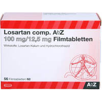 Losartan comp AbZ 100mg/12.5mg Filmtabletten, 56 Stk., Abz Pharma GmbH