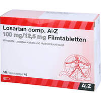 Losartan comp AbZ 100mg/12.5mg Filmtabletten, 56 Stk., Abz Pharma GmbH