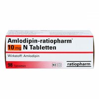 Amlodipin-ratiopharm 10mg N Tabletten, 98 st, ratiopharm GmbH