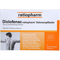 Diclofenac-ratiopharm Schmerzpflaster, 5 Stk., ratiopharm GmbH