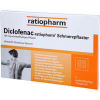 Diclofenac-ratiopharm Schmerzpflaster, 5 Stk., ratiopharm GmbH