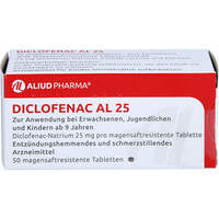 DICLOFENAC AL 25, 50 Stk., Aliud Pharma GmbH