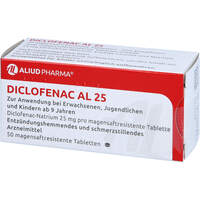 DICLOFENAC AL 25, 50 Stk., Aliud Pharma GmbH