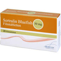 Sertralin Bluefish 50mg, 20 Stk., Bluefish Pharma GmbH Sertralin Bluefish 50mg, 20 Stk., Bluefish Pharma GmbH