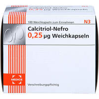 Calcitriol-Nefro 0.25ug, 100 st, Medice Arzneimittel Pütter GmbH & Co. KG