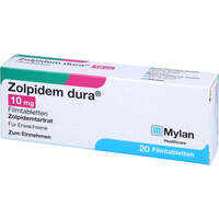 Zolpidem dura 10mg Filmtabletten, 20 st, Viatris Healthcare GmbH