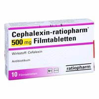 Cephalexin-ratiopharm 500 mg Filmtabletten, 10 Stk., ratiopharm GmbH