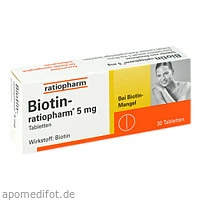 Biotin-ratiopharm 5 mg, 30 Stück, ratiopharm GmbH
