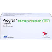 Prograf 0.5mg Kapseln B, 50 Stk., Docpharm GmbH