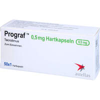 Prograf 0.5mg Kapseln B, 50 Stk., Docpharm GmbH