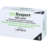 Dysport 500 Einheiten Pulver z.Herst.e.Inj.-Lsg., 2 Stk., CC Pharma GmbH