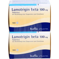Lamotrigin beta 100mg Tabl z Herst einer Suspensio, 200 st, betapharm Arzneimittel GmbH