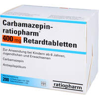 Carbamazepin-ratiopharm 400 mg Retardtabletten, 200 Stk., ratiopharm GmbH