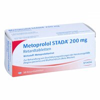 Metoprolol STADA 200mg Retardtabletten, 50 Stk., STADAPHARM GmbH