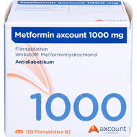 Metformin axcount 1000mg, 120 st, Axcount Generika GmbH
