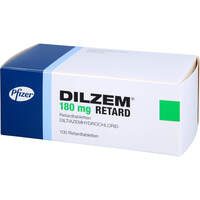 DILZEM 180MG retard, 100 st, Pfizer Pharma GmbH