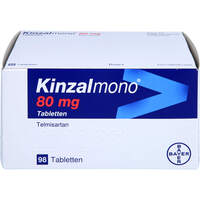 Kinzalmono 80mg Tabletten, 98 st, Bayer Vital GmbH GB Pharma