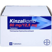 Kinzalkomb 80/12.5mg Tabletten, 98 st, Bayer Vital GmbH