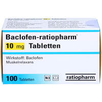 Baclofen-ratiopharm 10mg Tabletten, 100 Stk., ratiopharm GmbH