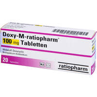 Doxy-M-ratiopharm 100mg Tabletten, 20 st, ratiopharm GmbH
