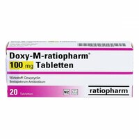 Doxy-M-ratiopharm 100mg Tabletten, 20 st, ratiopharm GmbH