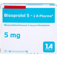 Bisoprolol 5 - 1A Pharma, 50 st, 1 A Pharma GmbH