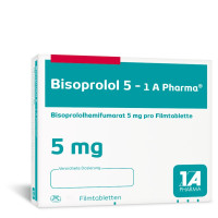 Bisoprolol 5 - 1A Pharma, 50 st, 1 A Pharma GmbH