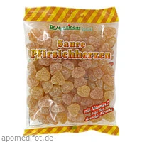 DR. MUNZINGER Saure Pfirsichherzen mit Vitamin C, 250 Gramm, Dr.Munzinger Sport GmbH & Co. KG