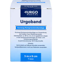 URGOBAND KURZZUG 5MX8CM, 1 st, Urgo GmbH