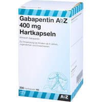 Gabapentin AbZ 400mg Hartkapseln, 200 st, Abz Pharma GmbH