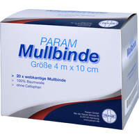 MULLBINDEN 10 cm o.Cellophan, 20 Stk., Param GmbH
