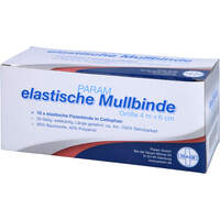 MULLBINDEN elast.6 cm m.Cellophan, 10 st, Param GmbH
