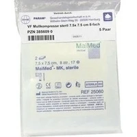 MULLKOMPRESSEN STERIL 7.5X7.5 8F, 5x2 Stück, Param GmbH
