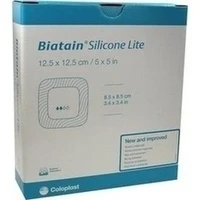 Biatain Silicone Lite Schaumverband 12.5x12.5cm, 10 Stück, Coloplast GmbH