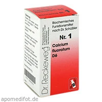 Biochemie 1 Calcium fluoratum D6, 200 Stück, Dr.Reckeweg & Co. GmbH