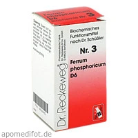 Biochemie 3 Ferrum phosphoricum D6, 200 Stück, Dr.Reckeweg & Co. GmbH