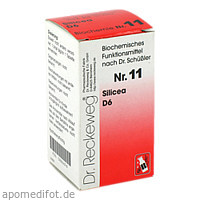 Biochemie 11 Silicea D6, 200 st, Dr.Reckeweg & Co. GmbH