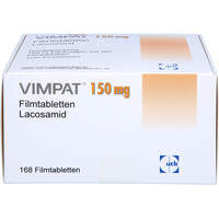 Vimpat 150mg Filmtabletten B, 168 st, Docpharm GmbH