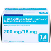 Tilidin 200/16 retard - 1 A Pharma, 100 st, 1 A Pharma GmbH