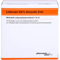 LIDOCAIN R&Ouml;WO 0,5% Ampullen 2 ml, 10x2 ml, medphano Arzneimittel GmbH