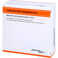 LIDOCAIN R&Ouml;WO 0,5% Ampullen 2 ml, 10x2 ml, medphano Arzneimittel GmbH