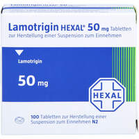 Lamotrigin HEXAL 50mg, 100 st, HEXAL AG