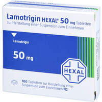 Lamotrigin HEXAL 50mg, 100 st, HEXAL AG