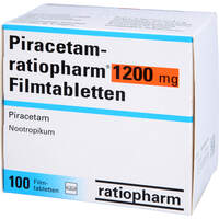 Piracetam-ratiopharm 1200mg Filmtabletten, 100 Stk., ratiopharm GmbH