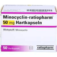 Minocyclin-ratiopharm 50mg Hartkapseln, 50 st, ratiopharm GmbH
